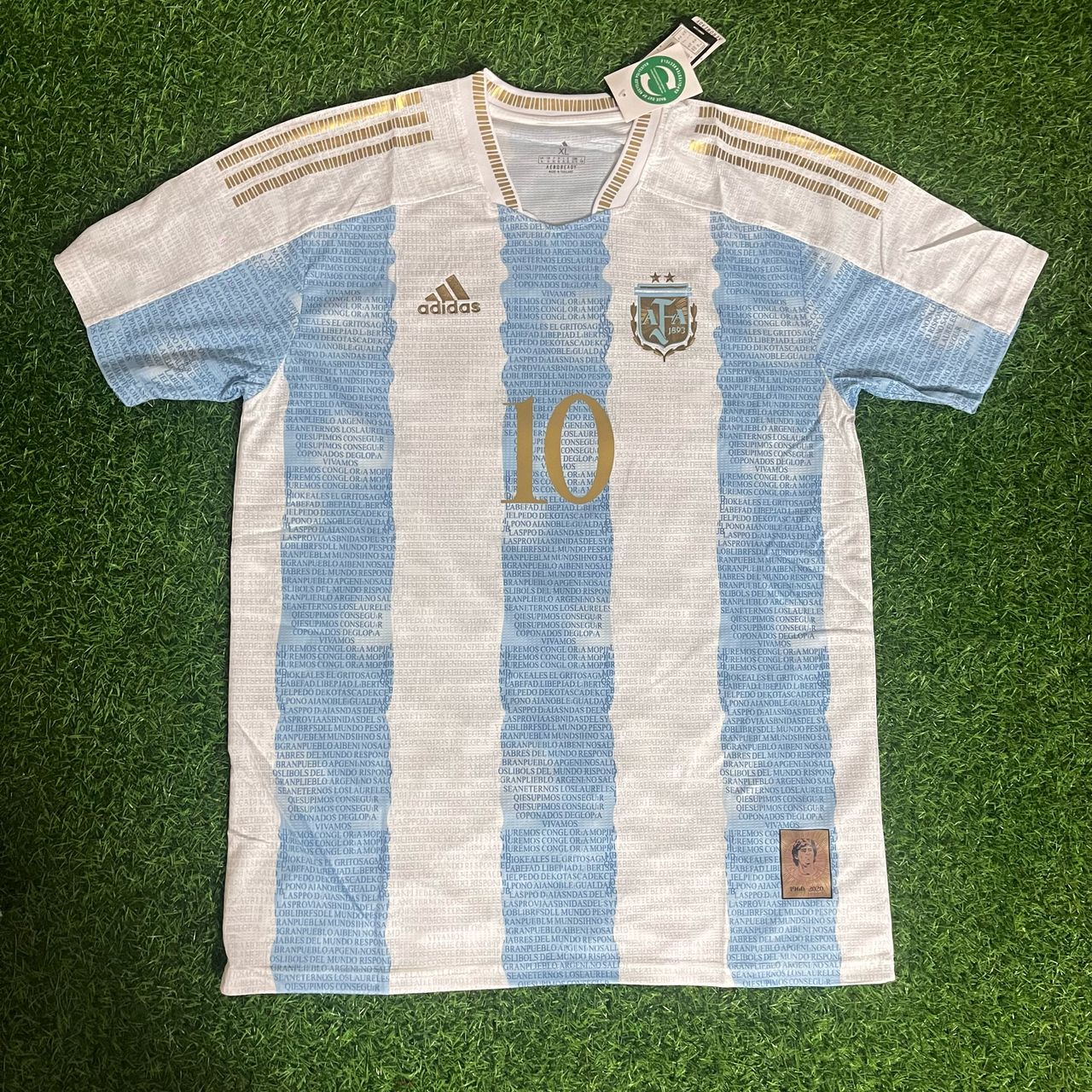 Diego Maradona Argentina Anniversary Commemorative Jersey